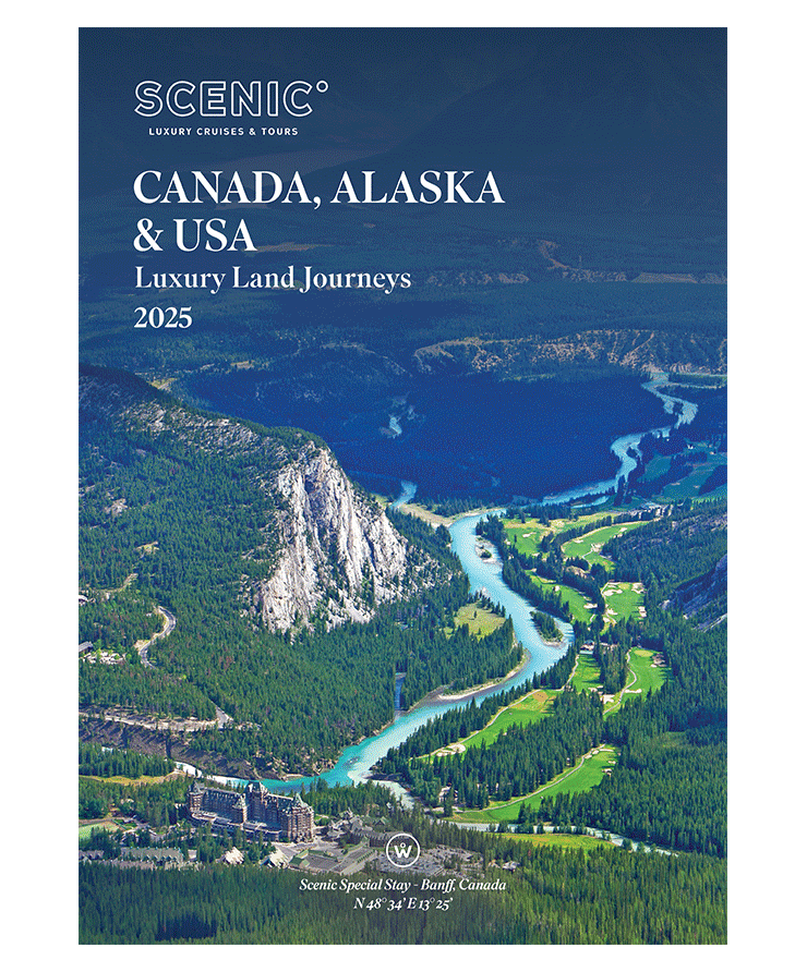 Canada, Alaska & USA land brochure cover