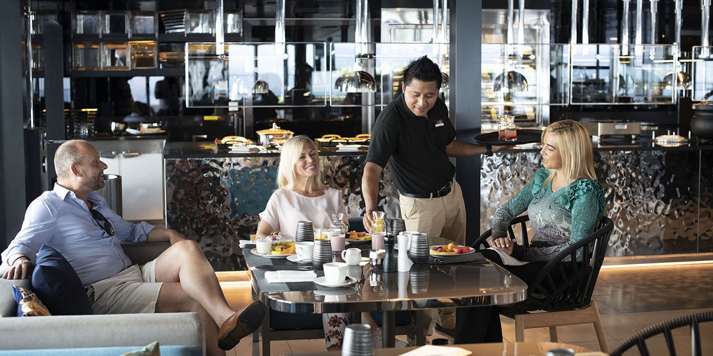 Casual dining experience at Yacht Club on Scenic Eclipse I