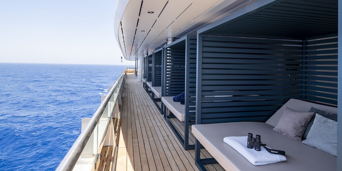 Cabanas on Scenic Eclipse I