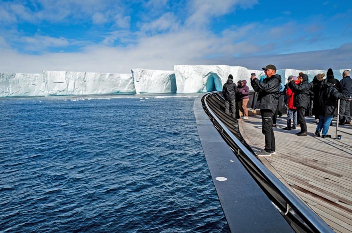 Scenic Eclipse I guests enjoying South Georgia, Antarctica