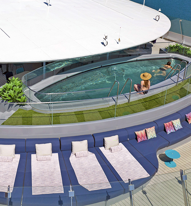 Vitality Pool, Sky Deck - Scenic Eclipse II