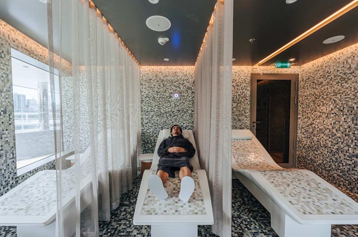 Salt Therapy Lounge on Scenic Eclipse II