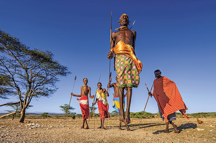The Masaii Tribe in Kenya Africa