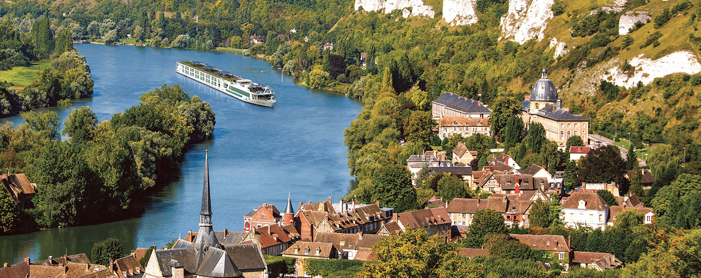Scenic Gem cruising Les Andelys, France