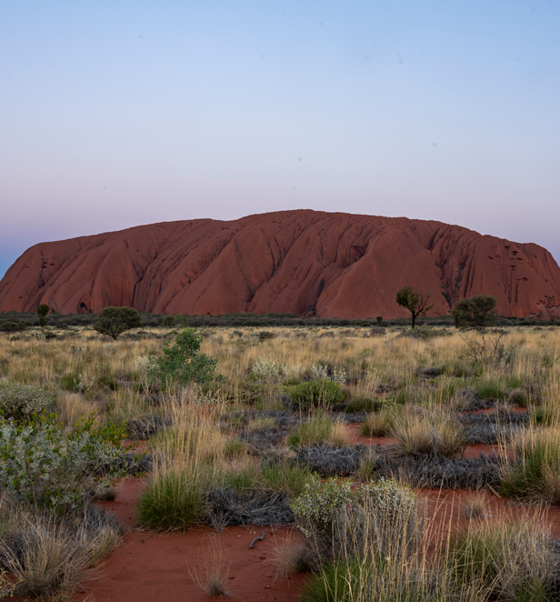 Photograph of Ayres Rock taken by Jake Wilton