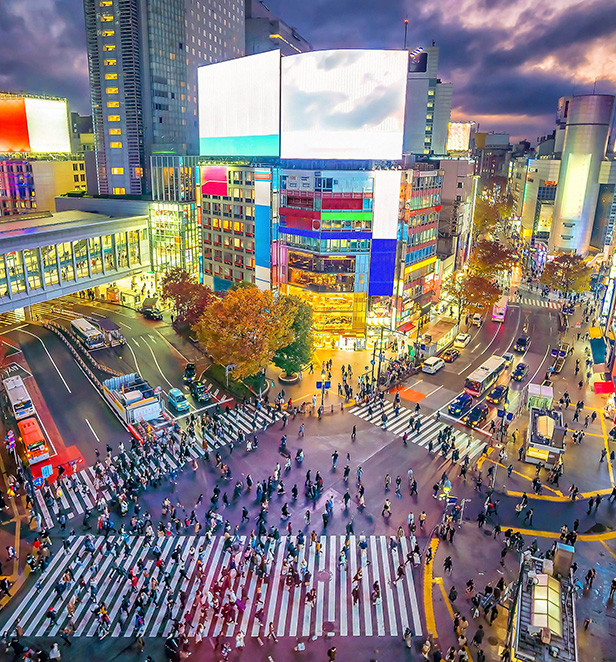Shibuya Crossing, Tokyo, Japan