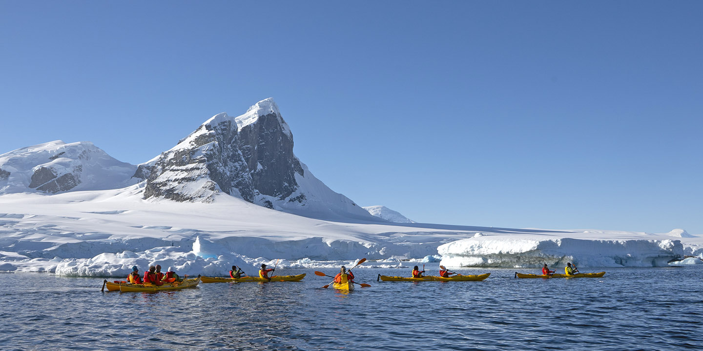 Kayaking in the Arctic Peninsula